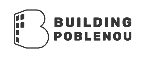 Building-Poblenou_Logo_H_Outline