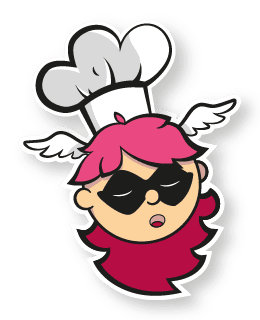 Crazy-Wings_Sticker_Chef Crazy Wings character chef face sticker