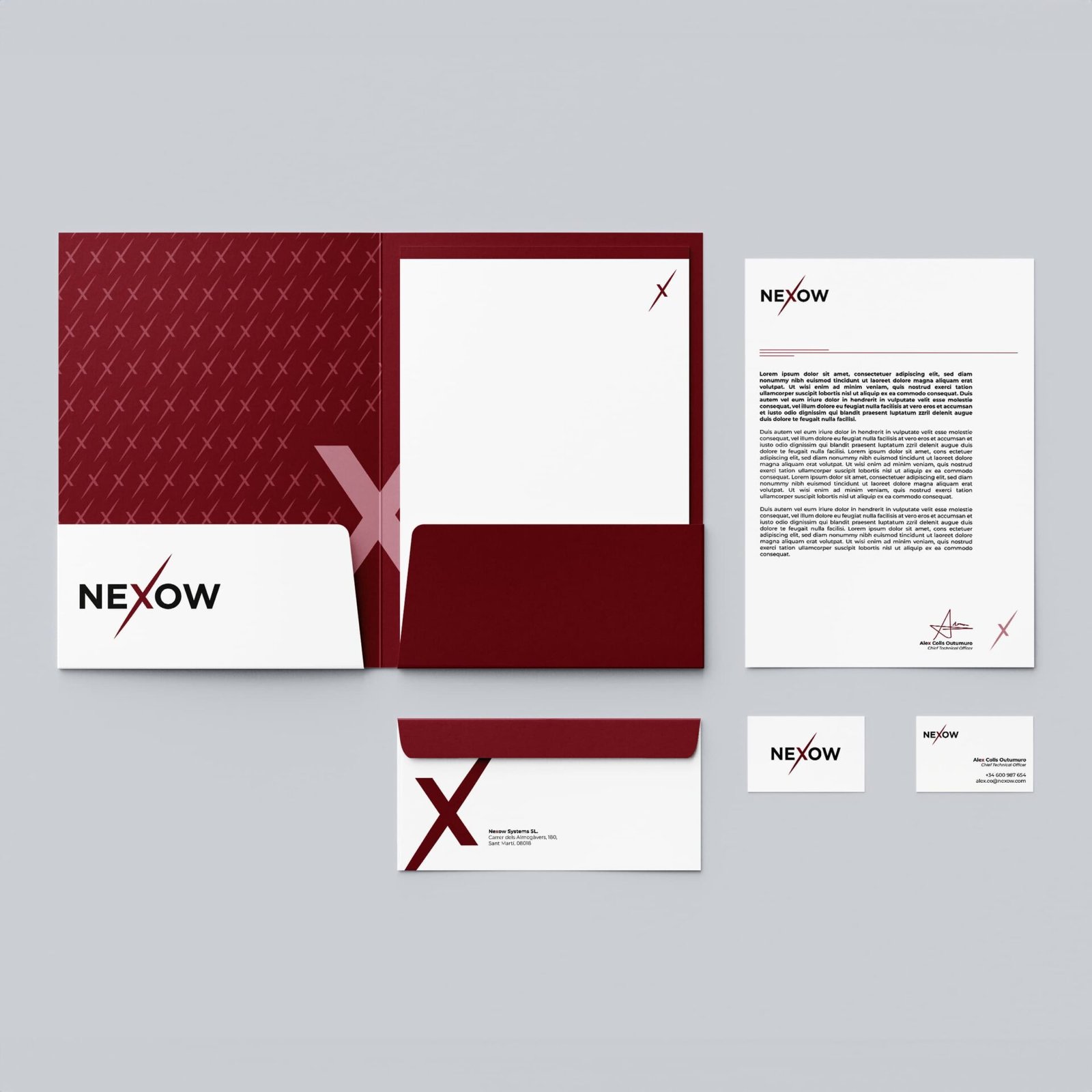 Nexow_Stationery Nexow stationery