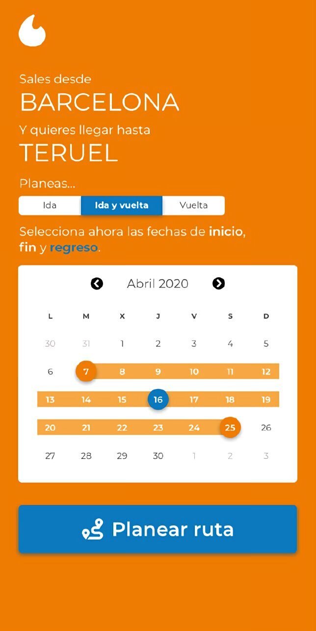 Road-Camp_MS3_Calendar Mobile screen for Road Camp 2