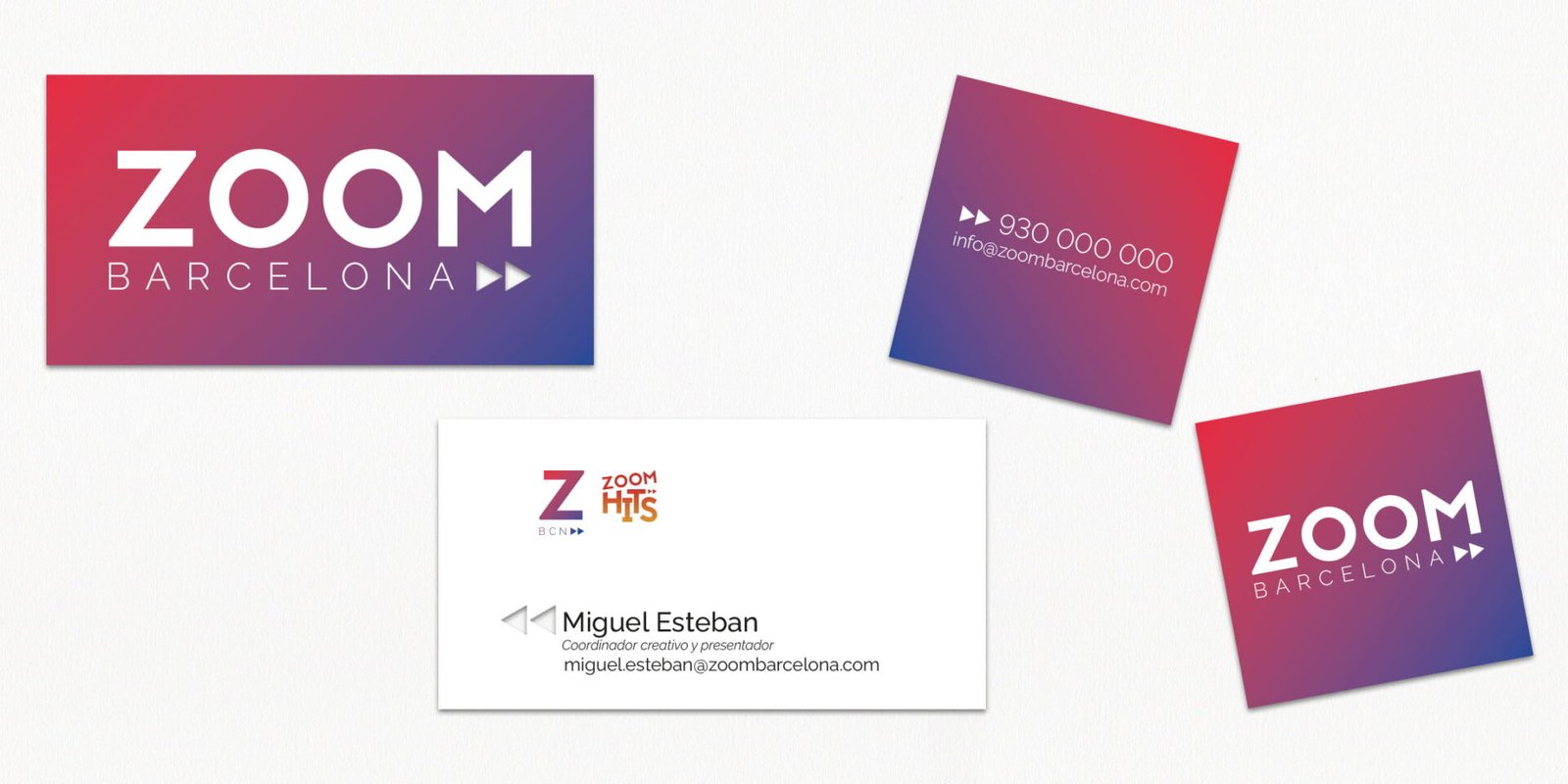 Zoom-Barcelona_Tarjetas Elements for Zoom Barcelona brand